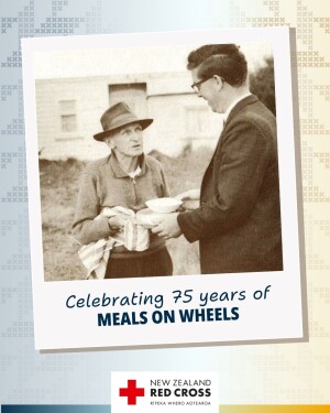 For 75 years, volunteers have been the driving force behind the New Zealand Red Cross Meals on Wheels service.