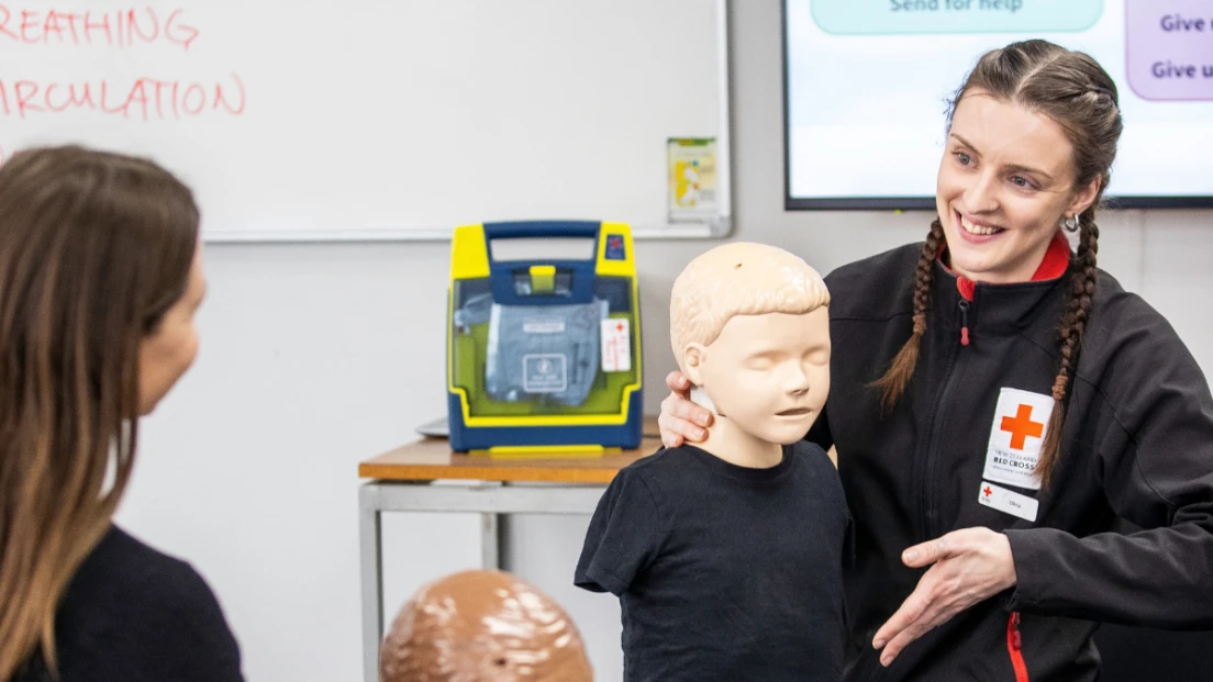 Holly’s training helps save choking child