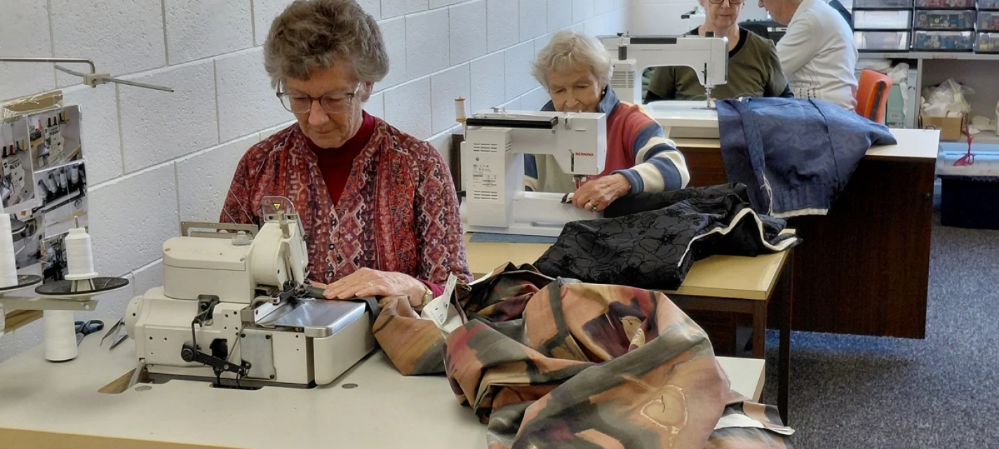 Curtain Bank Volunteer