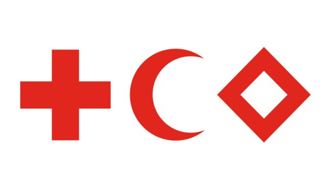 The Red Cross emblems