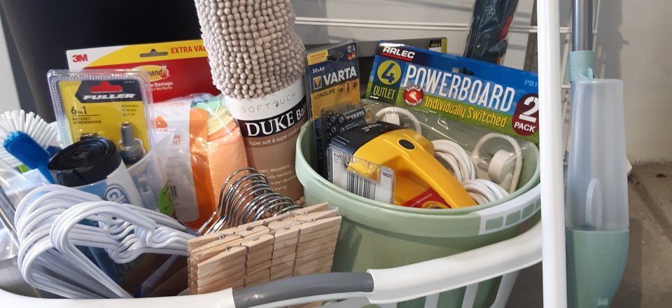 Homeware items.