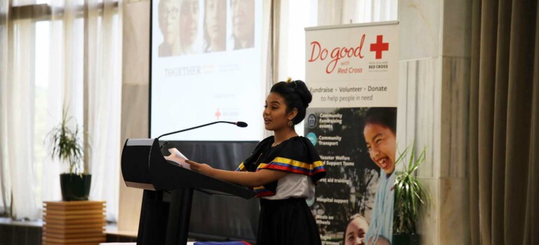 Red Cross rangatahi May 2024