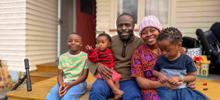 Elie Zagabe and family FOR WEB