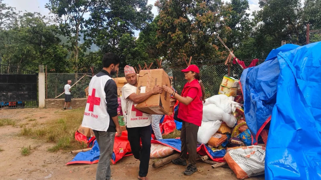 One month on, Red Cross brings hope amidst the mud in Nepal