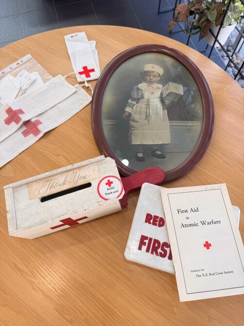 Several Red Cross items | taonga have found a new home in Te Papa Tongarewa | Museum of New Zealand, where they will be cared for and preserved for generations to come.