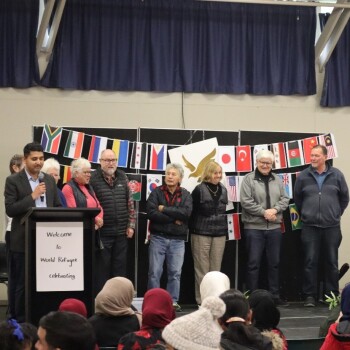 Recognition of special-purpose volunteers during the World Refugee Day event in Palmerston North. Recognition of special-purpose volunteers during the World Refugee Day event in Palmerston North.