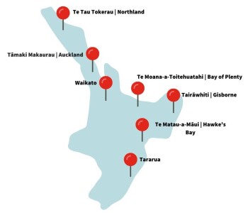 New Zealand Disaster Fund application criteria map