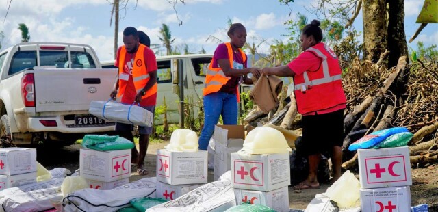 Vanuatu unloading