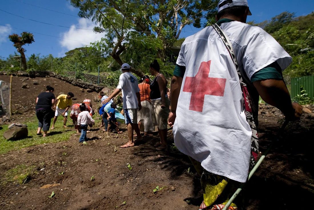 Samoa garden project Apia climate change