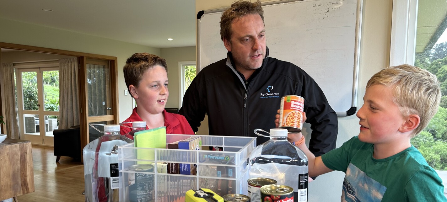 Family prepares emergency supply kit to get Good and Ready