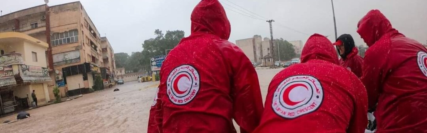 Red Crescent rescue support in Libya