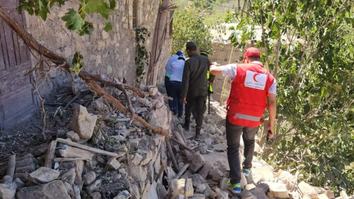 Morocco earthquake damage Sep 2023