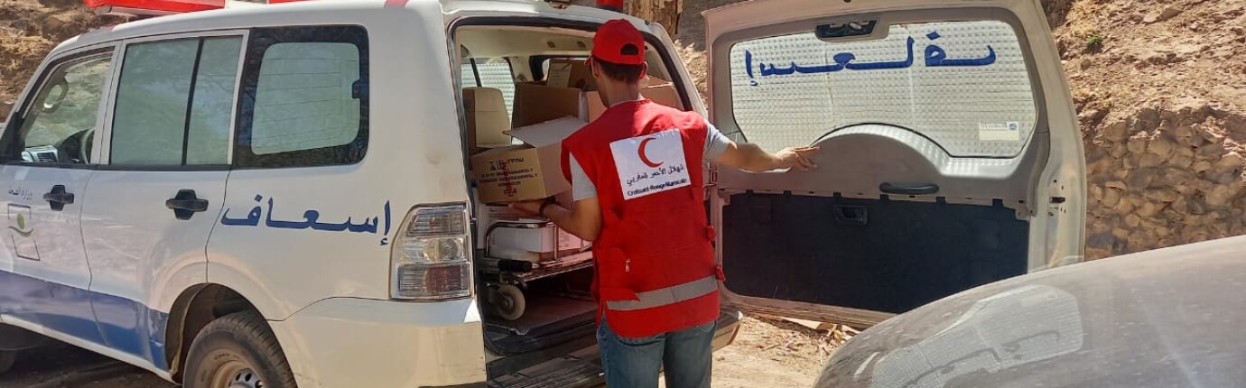 Red Crescent delivers aid after Morocco earthquake Sep 2023