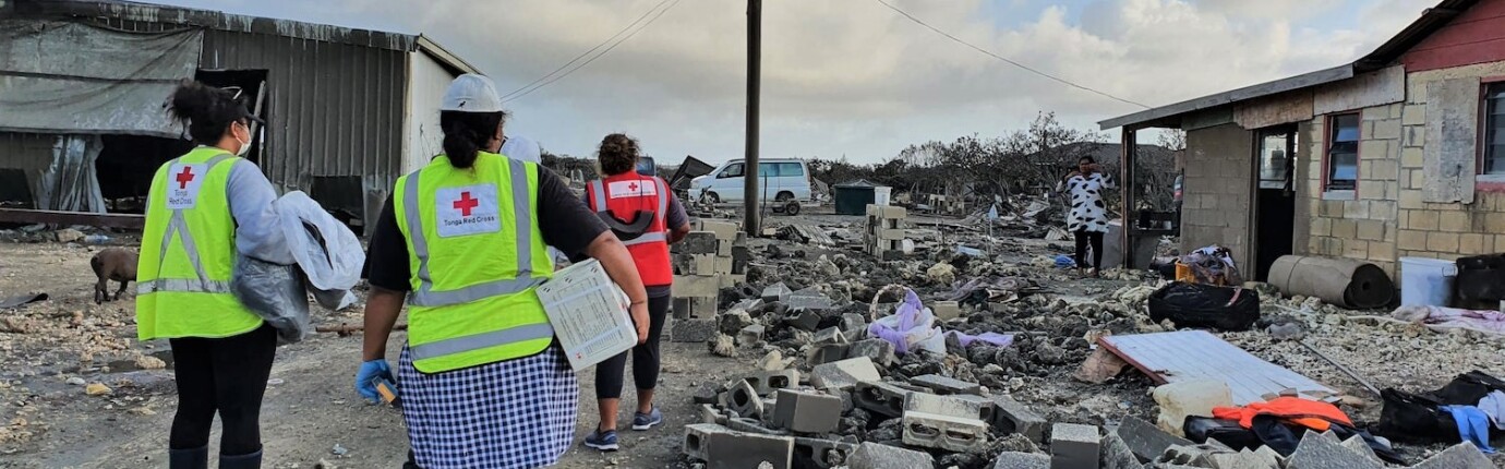 Tonga eruption and tsunami response efforts