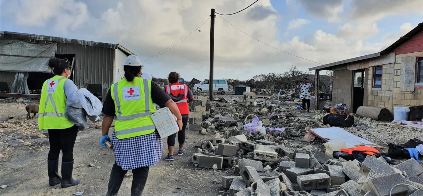 Tonga eruption and tsunami response efforts