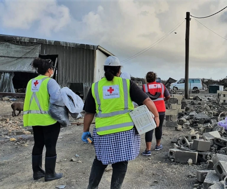 Tonga eruption and tsunami response efforts