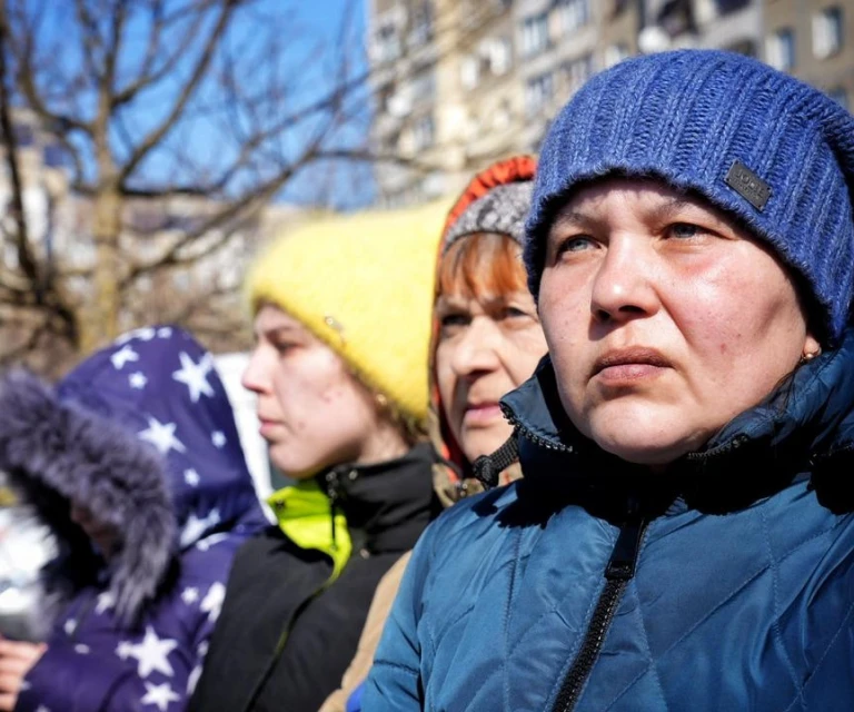 Women in Ukraine.