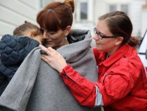 Disaster welfare support for woman and child