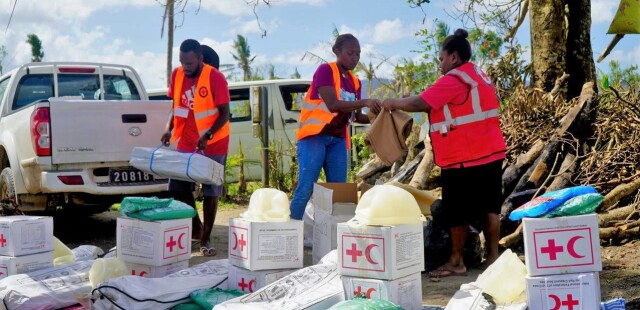 Vanuatu   unloading