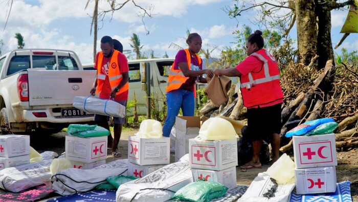 Vanuatu unloading