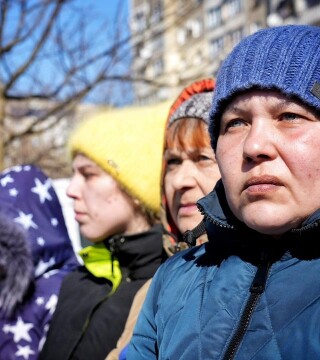 Women in Ukraine.