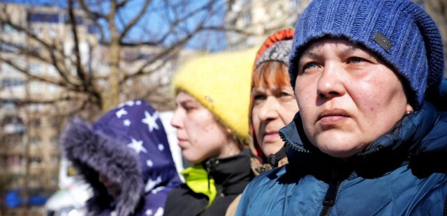 Women in Ukraine.